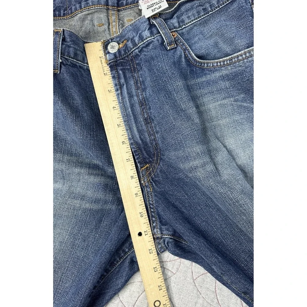 Vintage Lucky Brand Dungarees Jeans Mens‎ 34 Blue Classic Fit Short Length